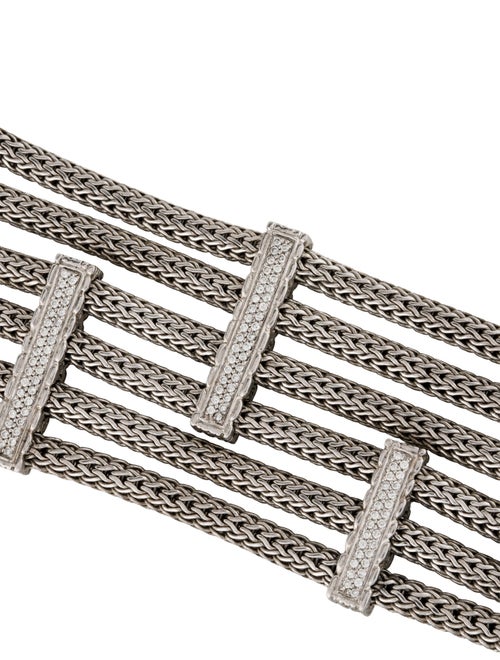 John Hardy Diamond Icon Multi-Strand Station Bracelet