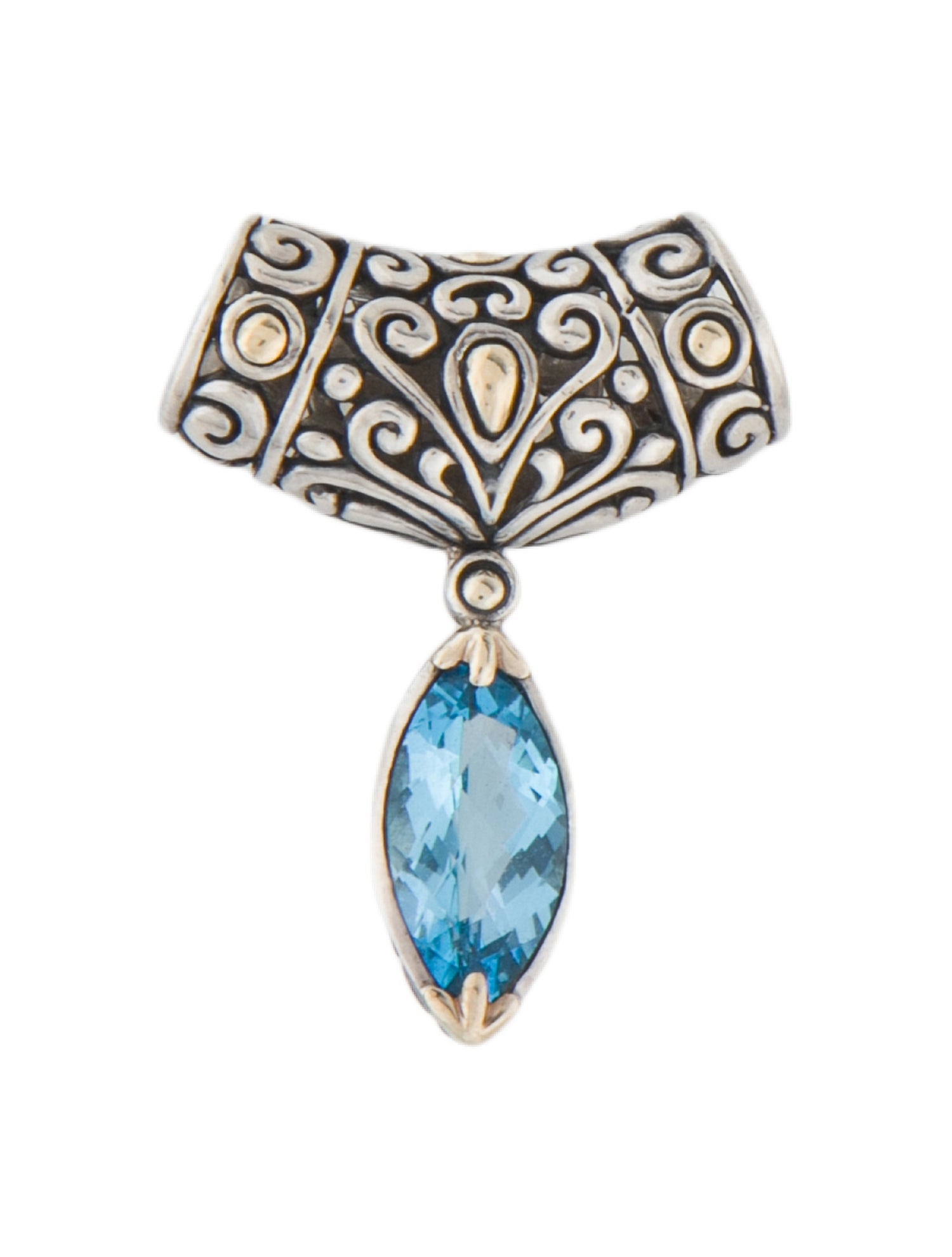 John Hardy Topaz Pendant