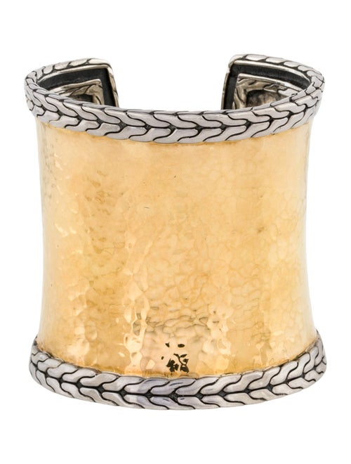 John Hardy Classic Chain Palu Wide Cuff Bracelet