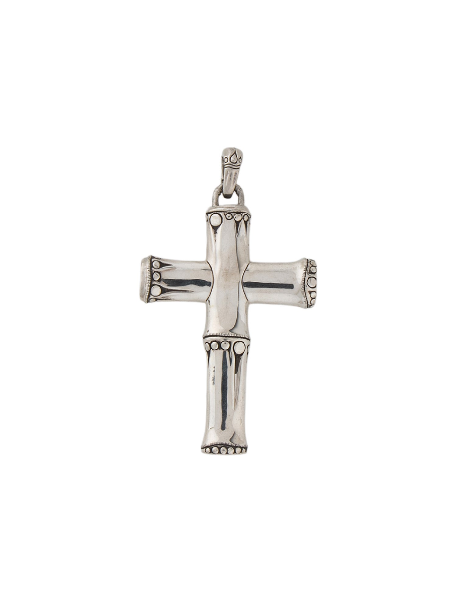 John Hardy Bamboo Cross Large Pendant