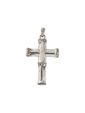 John Hardy Bamboo Cross Large Pendant
