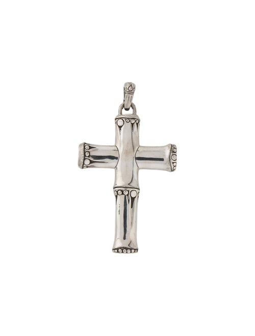 John Hardy Bamboo Cross Large Pendant