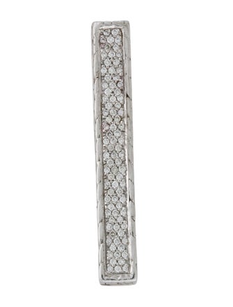 John Hardy Diamond Bar Slide Pendant
