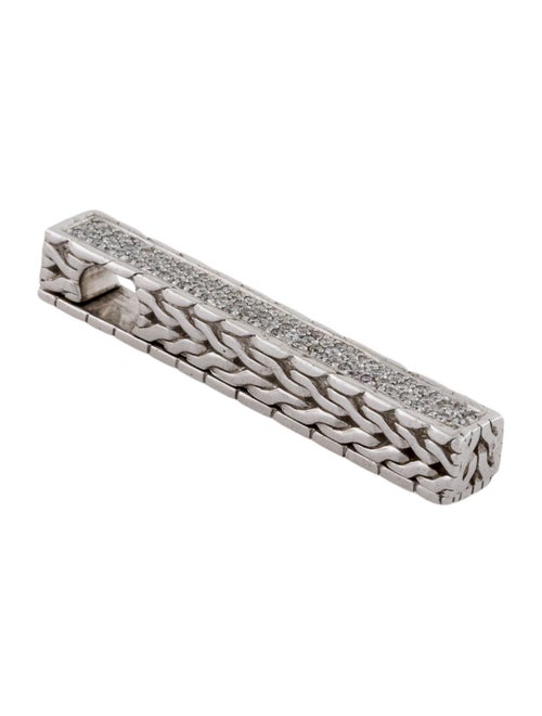 John Hardy Diamond Bar Slide Pendant
