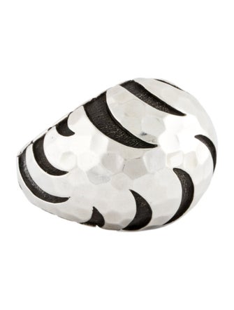 John Hardy Palu Macan Hammered Dome Ring