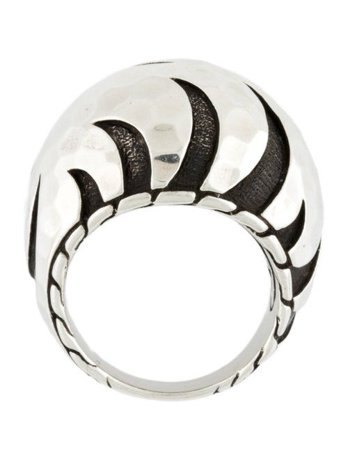 John Hardy Palu Macan Hammered Dome Ring