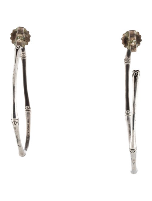 John Hardy Bamboo Large Hoop Earrings