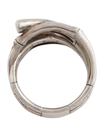 John Hardy Black Sapphire Bamboo Multi Row Ring