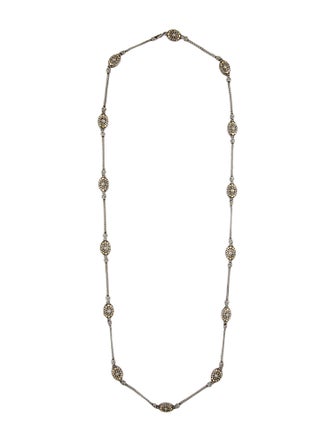 John Hardy Two-Tone Jaisalmer Oval Station Necklace
