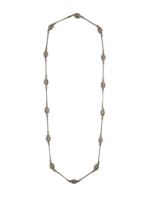 John Hardy Two-Tone Jaisalmer Oval Station Necklace