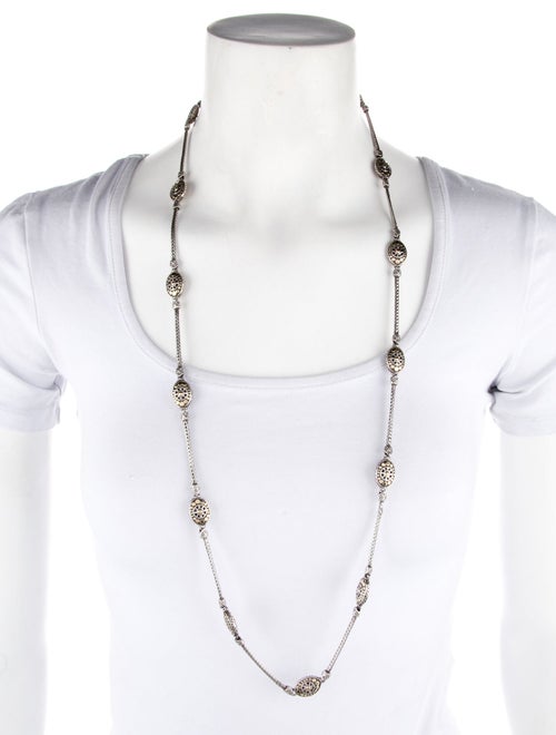 John Hardy Two-Tone Jaisalmer Oval Station Necklace