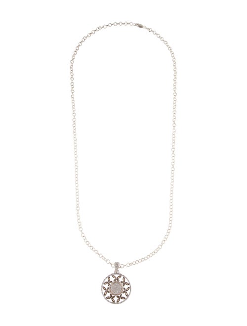 John Hardy Diamond Batu Kawung Pendant Necklace