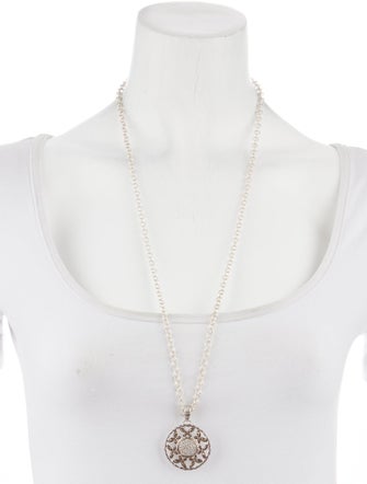 John Hardy Diamond Batu Kawung Pendant Necklace