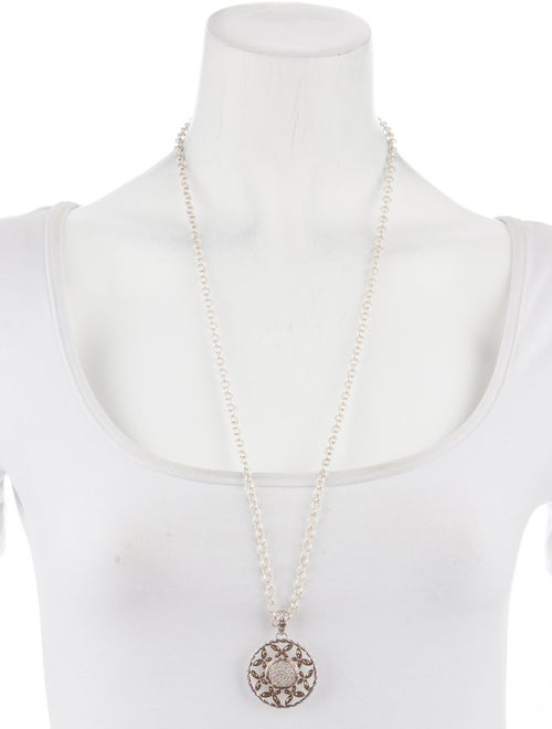 John Hardy Diamond Batu Kawung Pendant Necklace