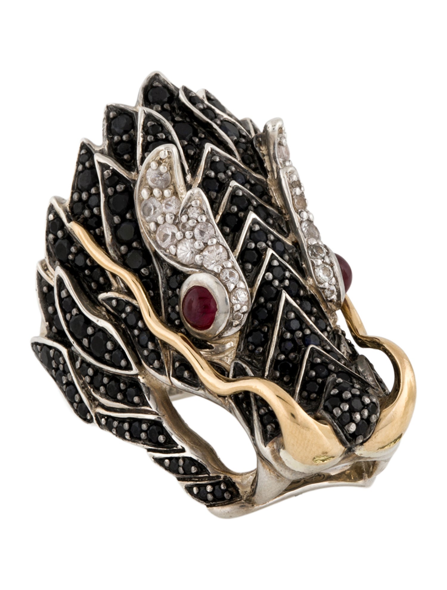 John Hardy Ruby & Sapphire Legends Naga Ring