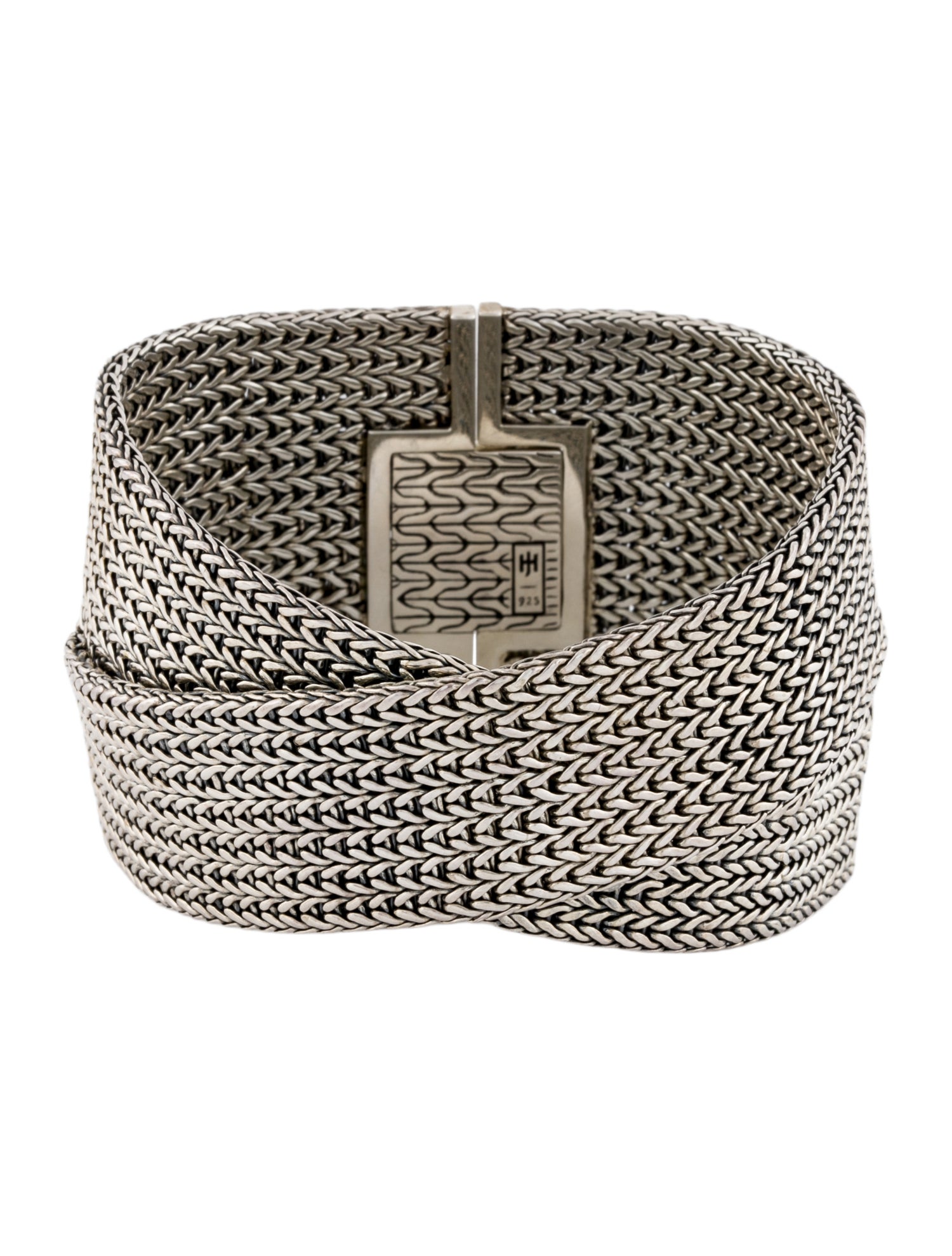 John Hardy Wide Chain Link Bracelet w/ Tags