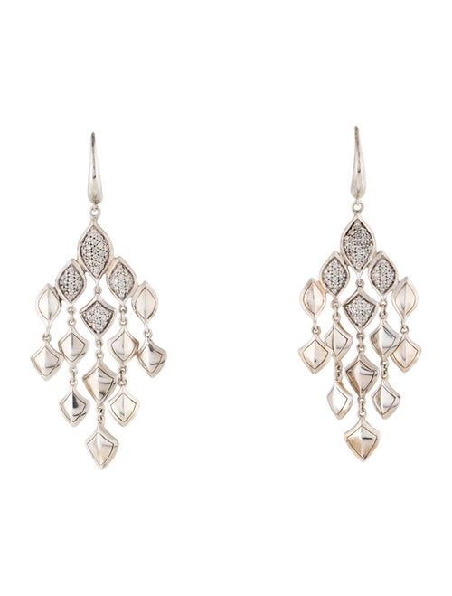 John Hardy Diamond Legends Naga Chandelier Earrings
