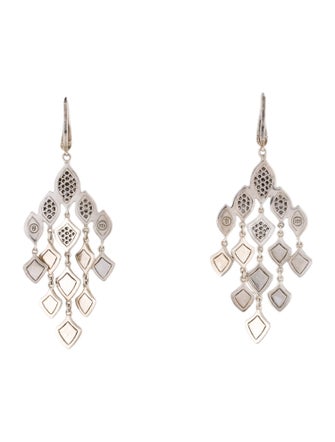 John Hardy Diamond Legends Naga Chandelier Earrings