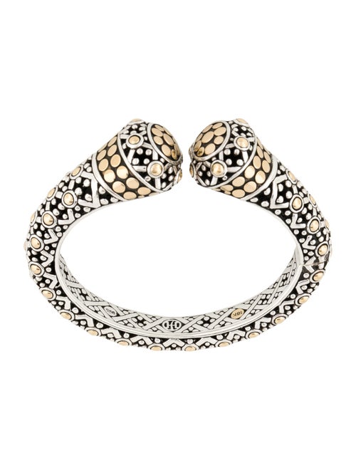 John Hardy Oval Dot Jaisalmer Hinge Cuff