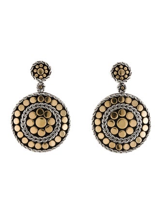 John Hardy Two-Tone Dot Nuansa Drop Earrings