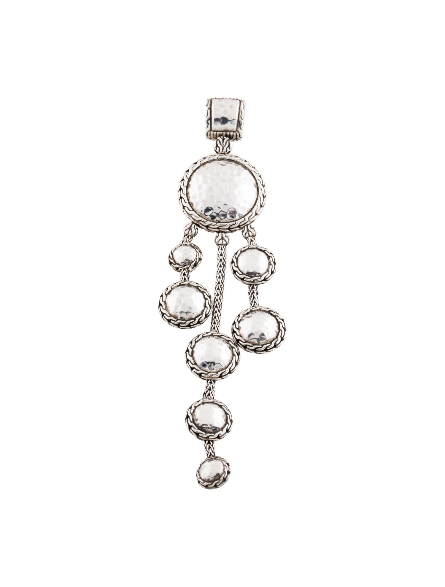 John Hardy Large Palu Hammered Dangle Pendant