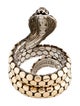John Hardy Diamond Cobra Coil Ring