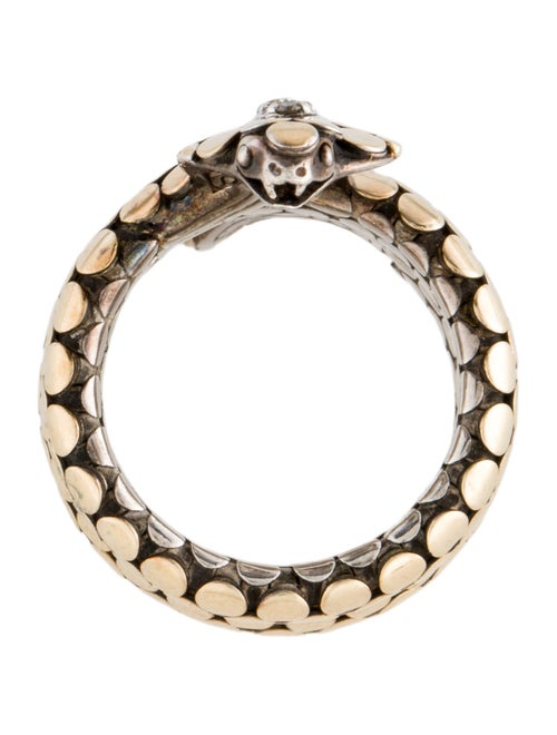 John Hardy Diamond Cobra Coil Ring