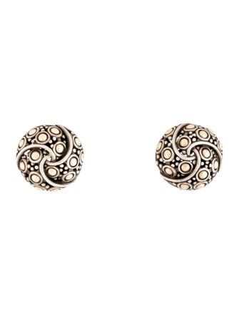John Hardy Two-Tone Jaisalmer Earclip Earrings