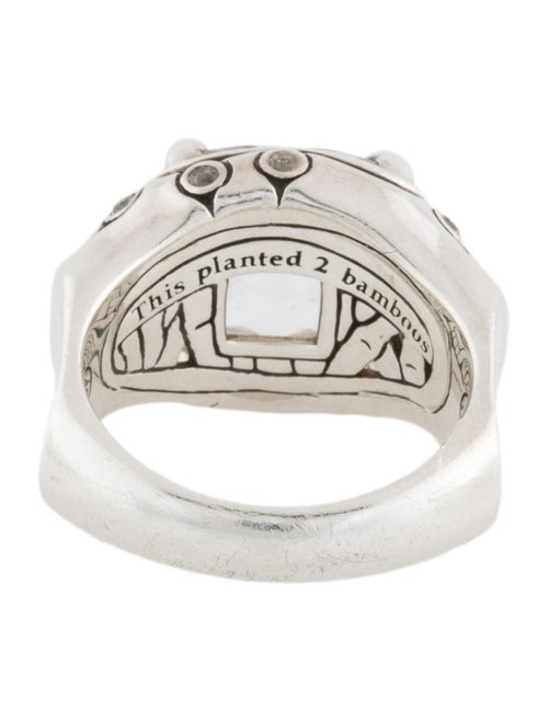 John Hardy Topaz Batu Bamboo Ring