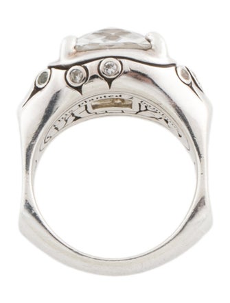 John Hardy Topaz Batu Bamboo Ring
