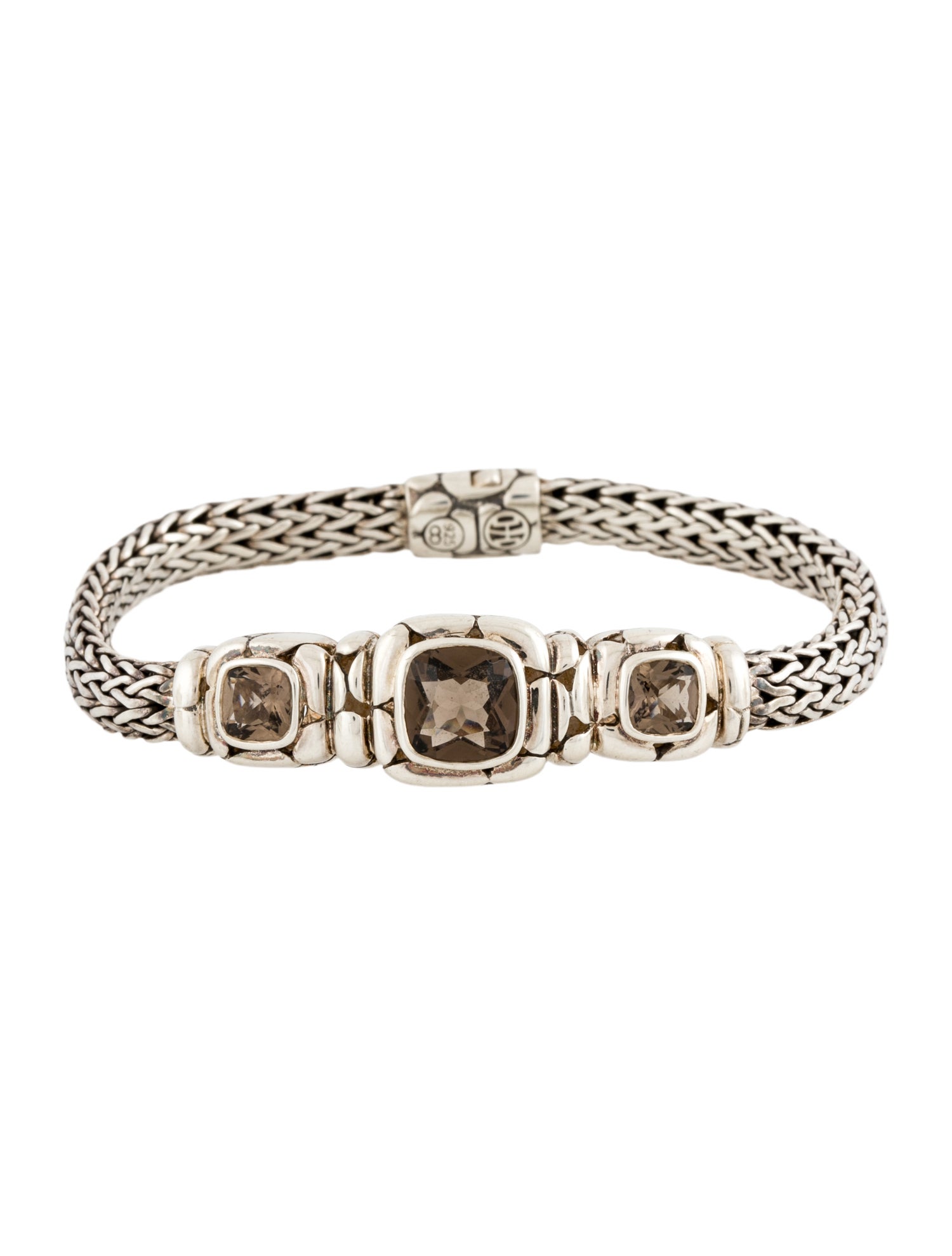 John Hardy Smoky Quartz Kali Station Bracelet