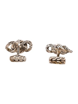 John Hardy Black Sapphire Link Cufflinks
