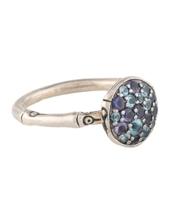 John Hardy Iolite & Topaz Lava Ring