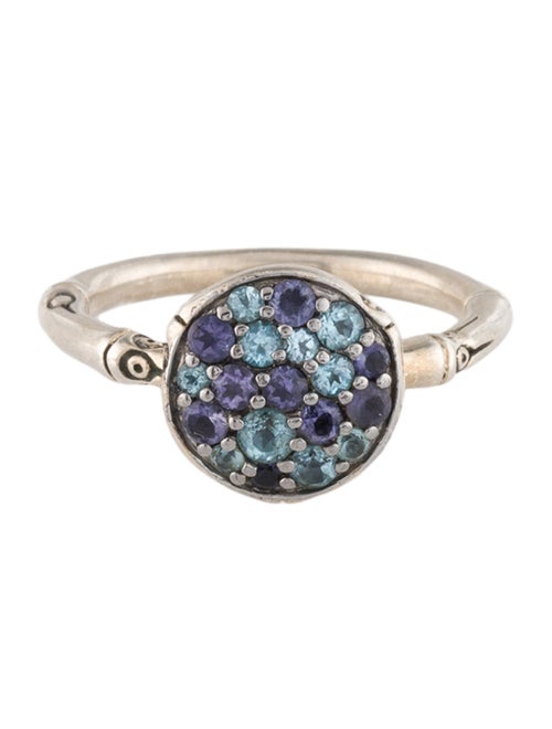 John Hardy Iolite & Topaz Lava Ring