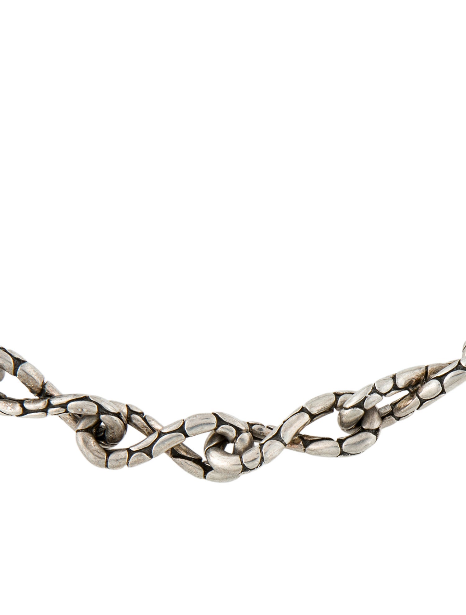 John Hardy Kali Pebble Twist Link Necklace