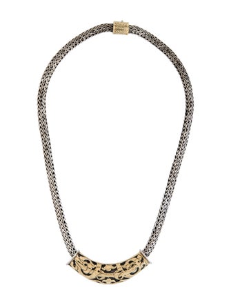 John Hardy Two-Tone Dayak Slide Pendant Necklace