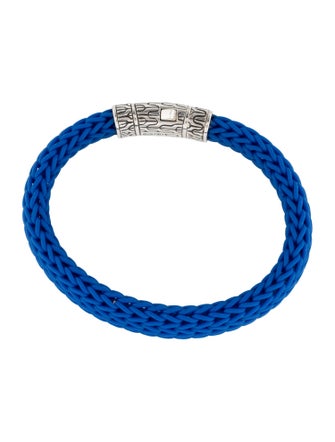John Hardy Rubber Classic Chain Push-clasp Bracelet