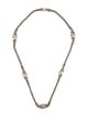 John Hardy Hammered Palu Station Chain Necklace