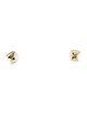 John Hardy Two Tone Hammered Palu Stud Earrings