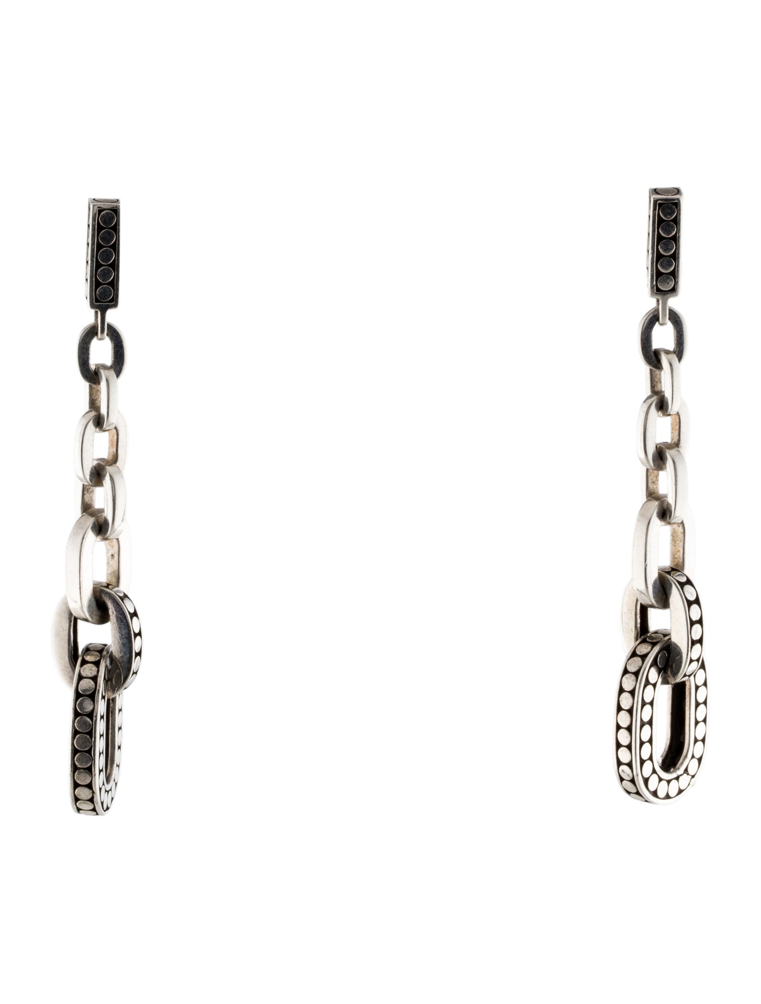 John Hardy Dot Drop Earrings