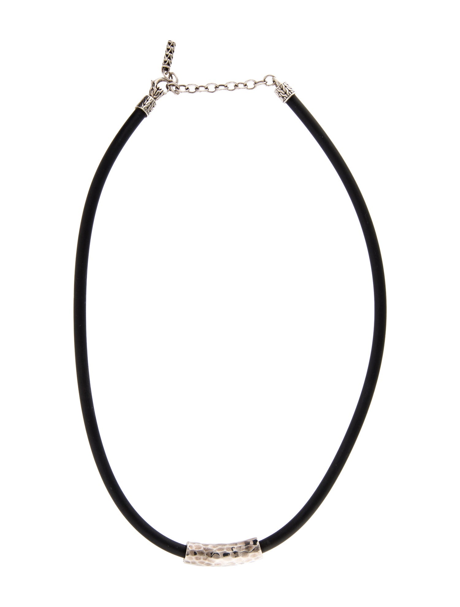 John Hardy Rubber Pendant Collar