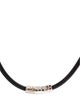 John Hardy Rubber Pendant Collar