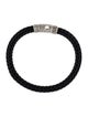 John Hardy Icon Woven Rubber Link Bracelet