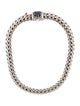 John Hardy Blue Sapphire Classic Woven Link Bracelet