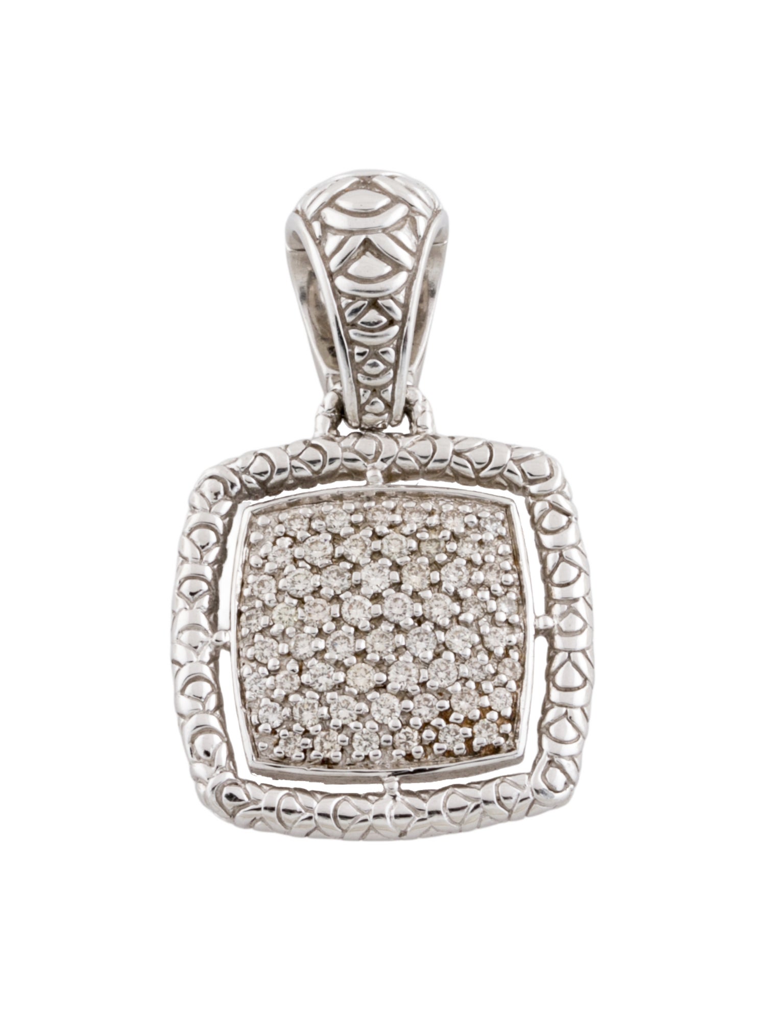 John Hardy Diamond Naga Pendant