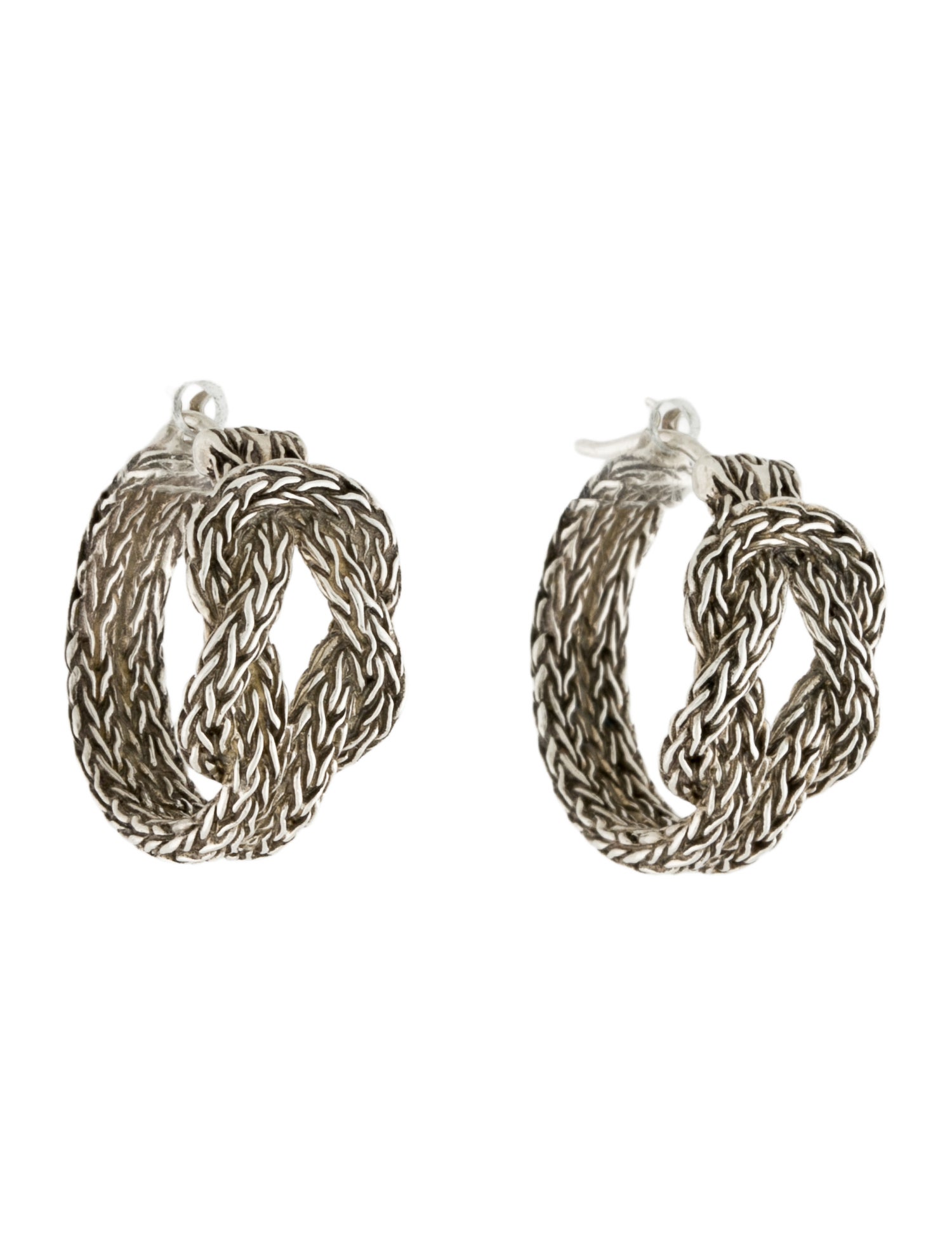 John Hardy Love Knot Hoop Earrings