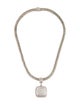 John Hardy Diamond Square Pendant Necklace