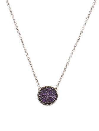 John Hardy Amethyst Pendant Necklace