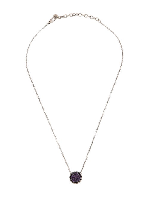John Hardy Amethyst Pendant Necklace