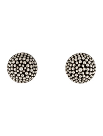 John Hardy Beaded Round Stud Earrings